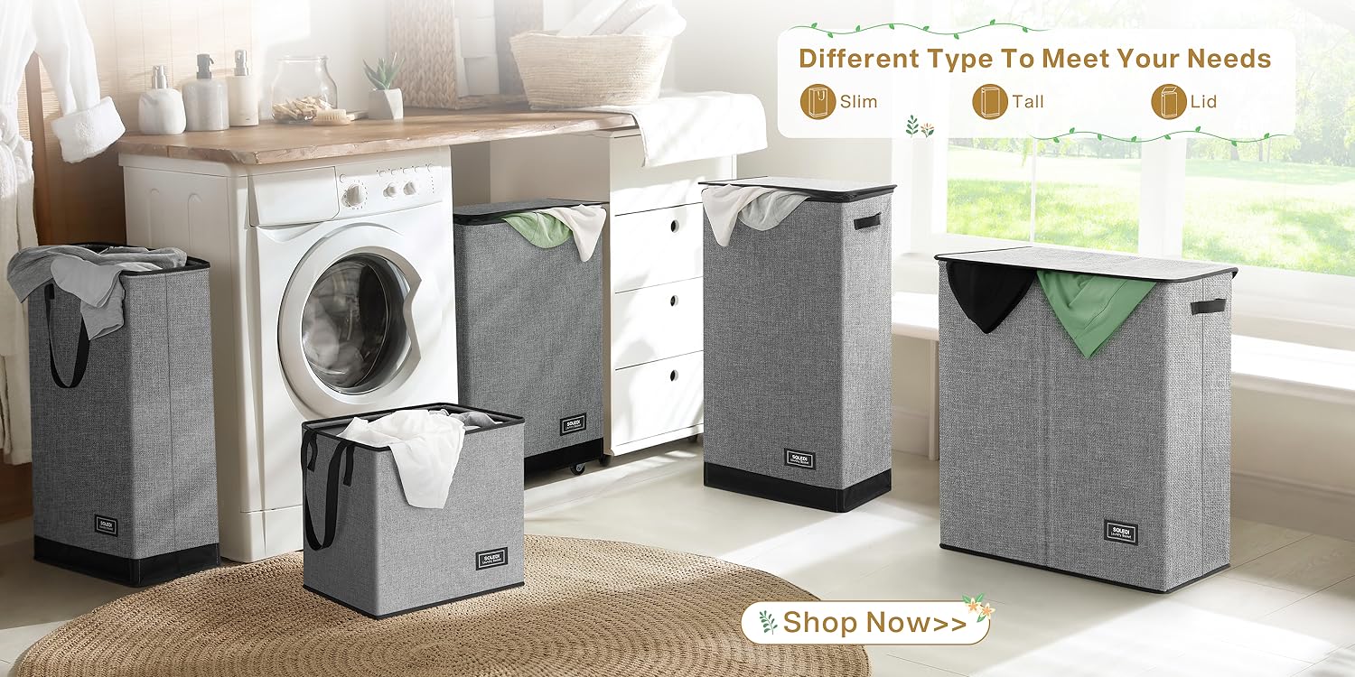 SOLEDI : Foldable Storage & Laundry Baskets