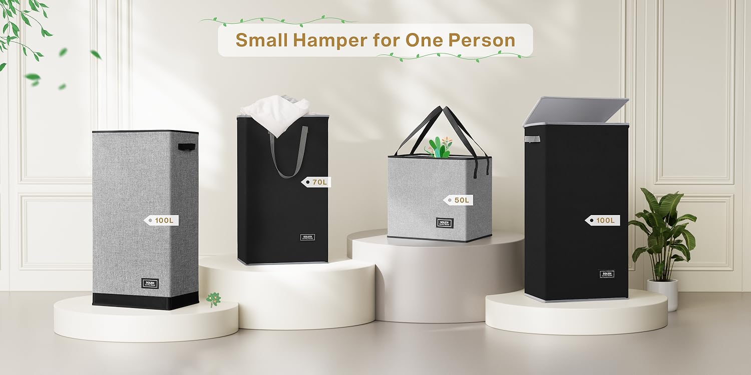 SOLEDI : Foldable Storage & Laundry Baskets